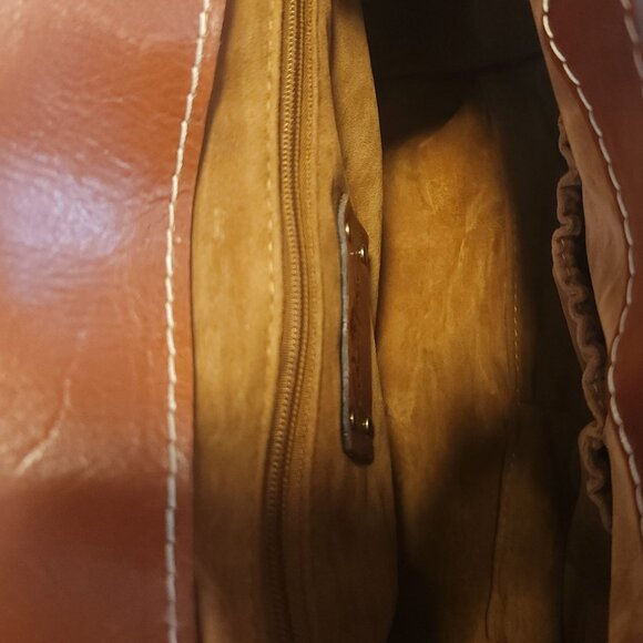 Patricia Nash Brown Leather Backpack, Shoulder or Crossbody Bag main image 4